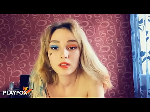 ❤️ As lentes máxicas de realidade virtual déronme sexo con Harley Quinn Porno en nós ❤
